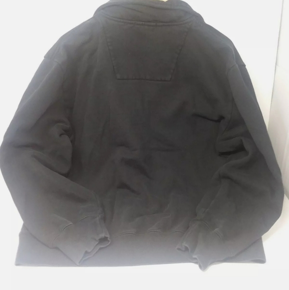 Men's Nautica Dark Navy/Black 1/4 Zip Up Pullover - Picture 6 of 7